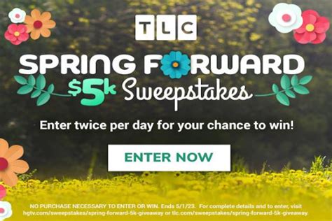 tlc giveaway|Spring Forward $5K Giveaway .